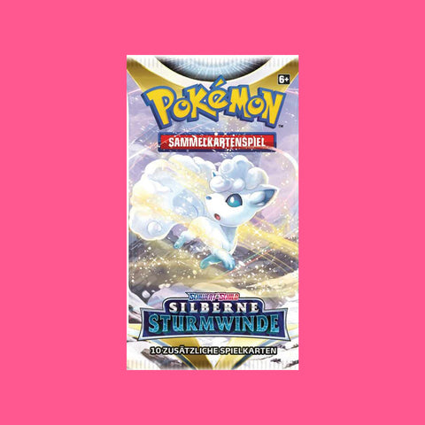 Pokémon Schwert & Schild: Silberne Sturmwinde Booster (Deutsch)