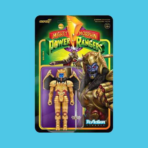 Goldar Reaction Actionfigur Super 7 Mighty Morphin Power Rangers